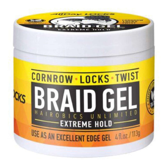 All Day Locksbraid Gel Hairobics 4 Oz