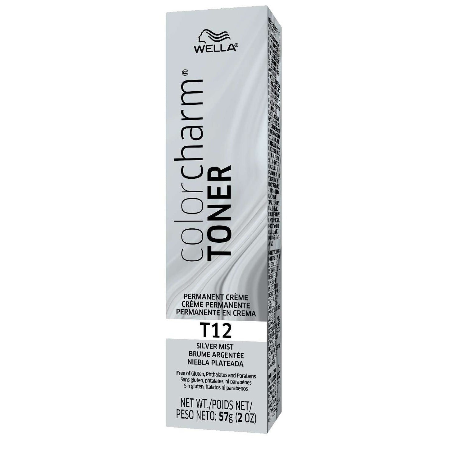 Wella Color Charm Permanent Crme Toner T12 Sliver Mist 2.0 Oz