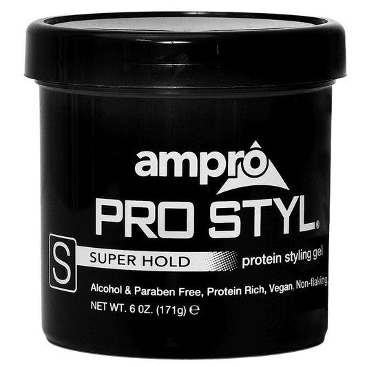 Ampro Styling Gel Protein Black-Super Hold