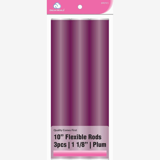 Brittny Rod Flex 10 Plum 3Ct - 1.125